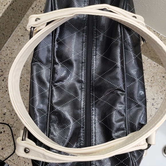 MARY KAY Tote Bag Black Cream Consultant Travel Case Organizer - Picture 2 of 7